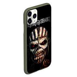 Чехол iPhone 11 Pro матовый Iron Maden: The Book of Souls, цвет: 3D-темно-зеленый — фото 2