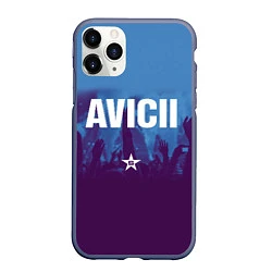 Чехол iPhone 11 Pro матовый Avicii Star, цвет: 3D-серый