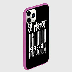 Чехол iPhone 11 Pro матовый Slipknot: People Shit, цвет: 3D-фиолетовый — фото 2