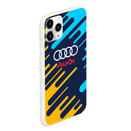 Чехол iPhone 11 Pro матовый Audi: Colour Sport / 3D-Белый – фото 2