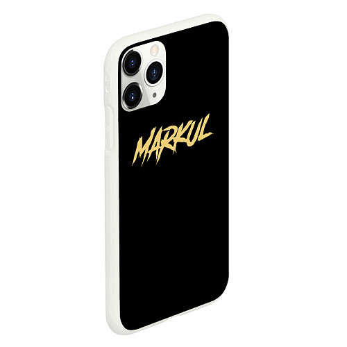 Чехол iPhone 11 Pro матовый Markul / 3D-Белый – фото 2