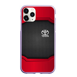 Чехол iPhone 11 Pro матовый Toyota: Metal Sport