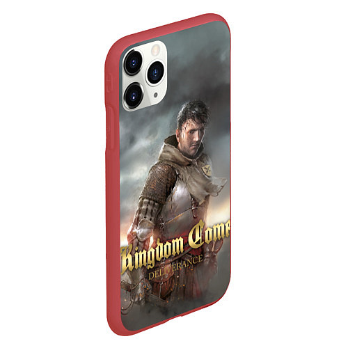 Чехол iPhone 11 Pro матовый Kingdom Come: Henry KC / 3D-Красный – фото 2
