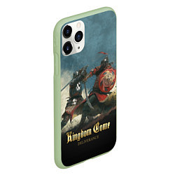 Чехол iPhone 11 Pro матовый Kingdom Come: Deliverance, цвет: 3D-салатовый — фото 2