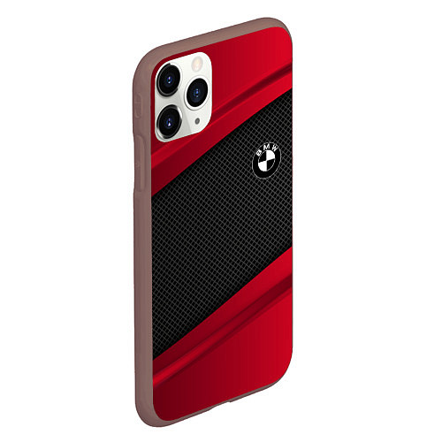 Чехол iPhone 11 Pro матовый BMW Sport / 3D-Коричневый – фото 2