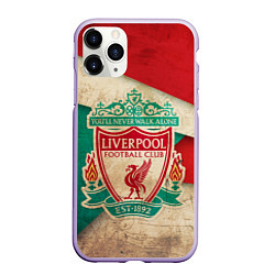 Чехол iPhone 11 Pro матовый FC Liverpool: Old Style