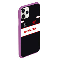 Чехол iPhone 11 Pro матовый Honda Sport, цвет: 3D-фиолетовый — фото 2