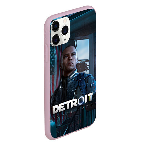 Чехол iPhone 11 Pro матовый Detroit: Markus / 3D-Розовый – фото 2