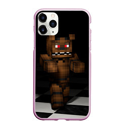 Чехол iPhone 11 Pro матовый Minecraft: Freddy FNAF