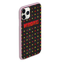 Чехол iPhone 11 Pro матовый Wrong OBLADAET, цвет: 3D-розовый — фото 2