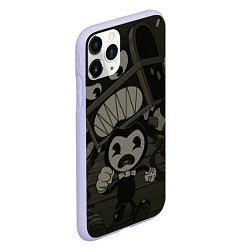 Чехол iPhone 11 Pro матовый Bendy Devil, цвет: 3D-светло-сиреневый — фото 2