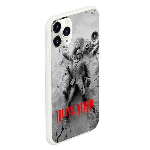 Чехол iPhone 11 Pro матовый The Evil Within / 3D-Белый – фото 2