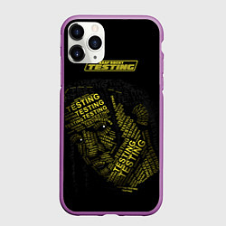 Чехол iPhone 11 Pro матовый ASAP Rocky: Testing, цвет: 3D-фиолетовый