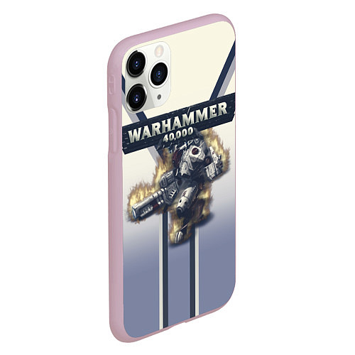 Чехол iPhone 11 Pro матовый Warhammer 40000: Tau Empire / 3D-Розовый – фото 2