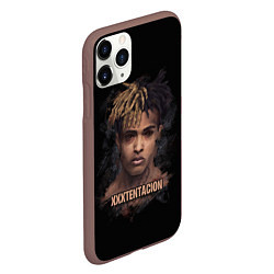 Чехол iPhone 11 Pro матовый Jahseh Onfroy, цвет: 3D-коричневый — фото 2