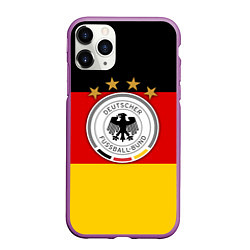 Чехол iPhone 11 Pro матовый Немецкий футбол
