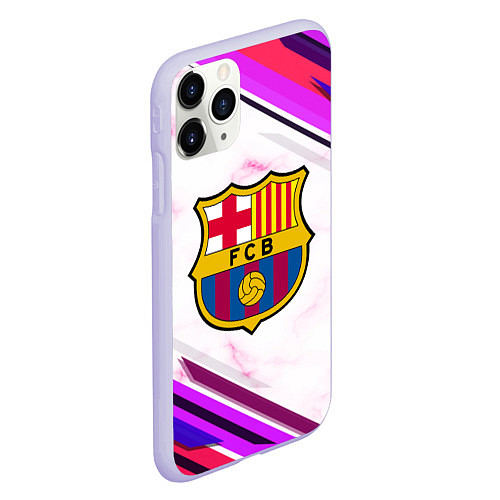 Чехол iPhone 11 Pro матовый Barcelona / 3D-Светло-сиреневый – фото 2