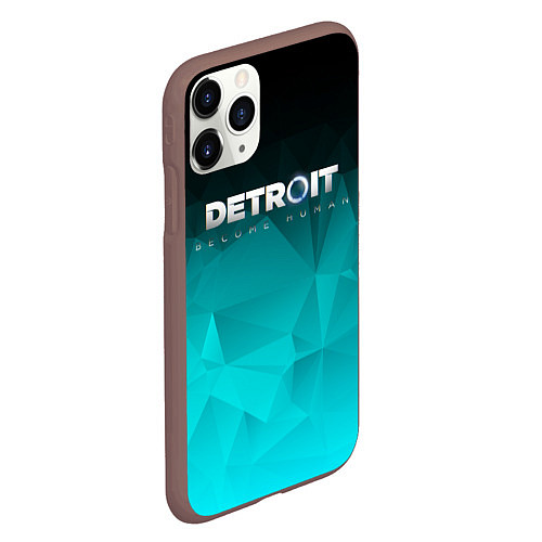 Чехол iPhone 11 Pro матовый Detroit: Become Human / 3D-Коричневый – фото 2