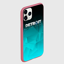 Чехол iPhone 11 Pro матовый Detroit: Become Human, цвет: 3D-малиновый — фото 2