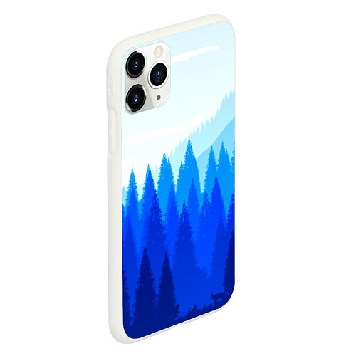 Чехол iPhone 11 Pro матовый Firewatch: Cold Wood / 3D-Белый – фото 2