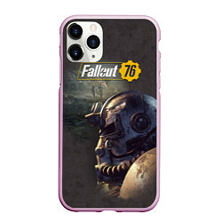 Чехол iPhone 11 Pro матовый Fallout 76, цвет: 3D-розовый