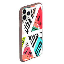 Чехол iPhone 11 Pro матовый Тропическое ассорти, цвет: 3D-коричневый — фото 2