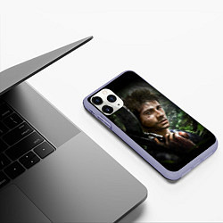 Чехол iPhone 11 Pro матовый Far Cry 3: Jungle Soldier, цвет: 3D-светло-сиреневый — фото 2