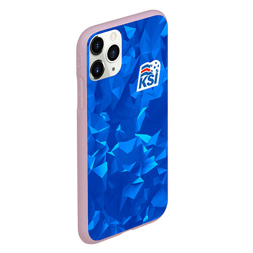 Чехол iPhone 11 Pro матовый KSI Iceland Winter / 3D-Розовый – фото 2