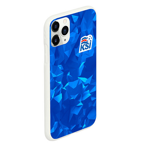 Чехол iPhone 11 Pro матовый KSI Iceland Winter / 3D-Белый – фото 2