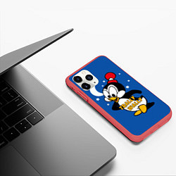 Чехол iPhone 11 Pro матовый Trally Wally, цвет: 3D-красный — фото 2