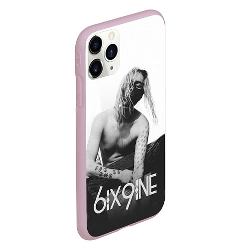 Чехол iPhone 11 Pro матовый 6IX9INE / 3D-Розовый – фото 2
