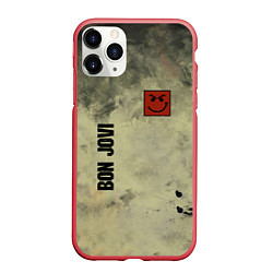 Чехол iPhone 11 Pro матовый Bon Jovi