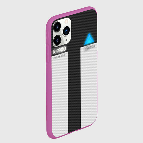 Чехол iPhone 11 Pro матовый RK900: Become Human / 3D-Фиолетовый – фото 2
