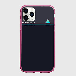 Чехол iPhone 11 Pro матовый Detroit: AX400, цвет: 3D-малиновый