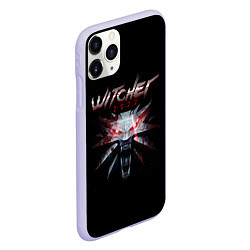 Чехол iPhone 11 Pro матовый Witcher 2077, цвет: 3D-светло-сиреневый — фото 2