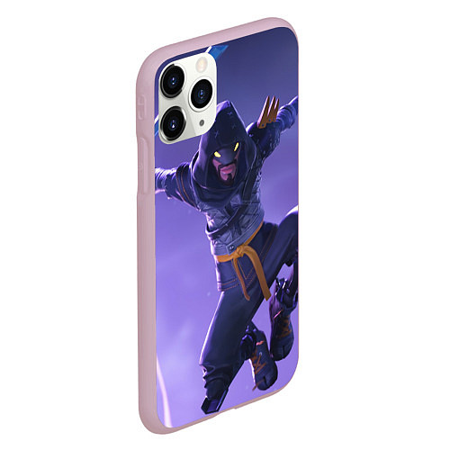 Чехол iPhone 11 Pro матовый Fortnite Mythic / 3D-Розовый – фото 2