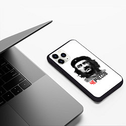 Чехол iPhone 11 Pro матовый Черчесов, цвет: 3D-черный — фото 2