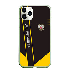 Чехол iPhone 11 Pro матовый Alpinism: Yellow Russia