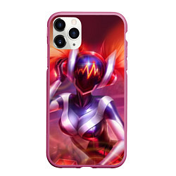 Чехол iPhone 11 Pro матовый DJ Sona: LoL, цвет: 3D-малиновый