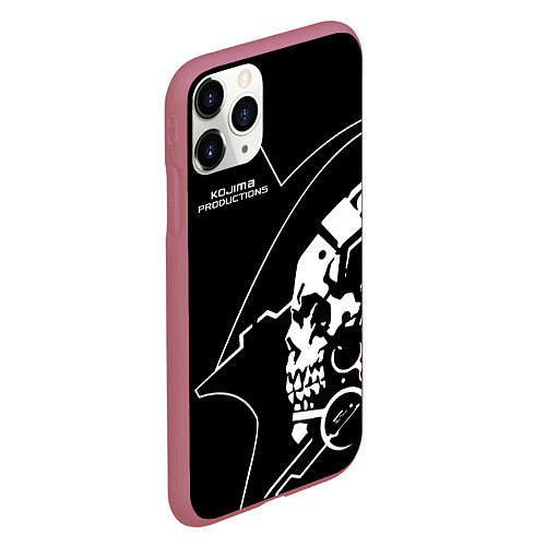 Чехол iPhone 11 Pro матовый Ludens Kojima Productions / 3D-Малиновый – фото 2