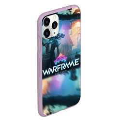 Чехол iPhone 11 Pro матовый WARFRAME FORTUNA, цвет: 3D-сиреневый — фото 2