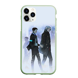 Чехол iPhone 11 Pro матовый HANK & CONNOR, цвет: 3D-салатовый