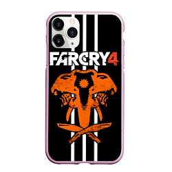 Чехол iPhone 11 Pro матовый Far Cry 4: Orange Elephant, цвет: 3D-розовый