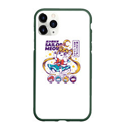Чехол iPhone 11 Pro матовый Sailor Meow