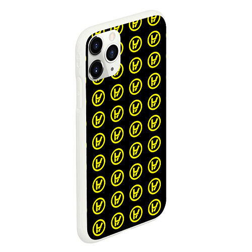 Чехол iPhone 11 Pro матовый 21 Pilots: Symbol Pattern / 3D-Белый – фото 2