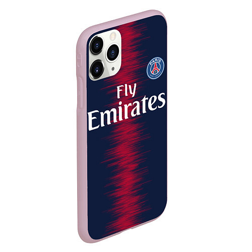 Чехол iPhone 11 Pro матовый FC PSG: Neymar 18-19 / 3D-Розовый – фото 2