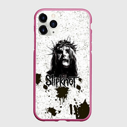 Чехол iPhone 11 Pro матовый Slipknot Demon, цвет: 3D-малиновый