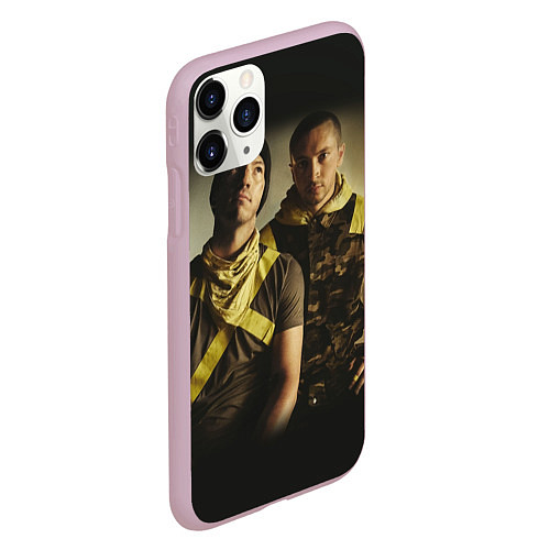 Чехол iPhone 11 Pro матовый 21 Pilots Boys / 3D-Розовый – фото 2