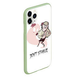 Чехол iPhone 11 Pro матовый Don't Starve: Wendy, цвет: 3D-салатовый — фото 2