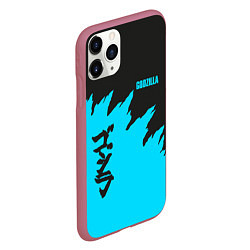 Чехол iPhone 11 Pro матовый GODZILLA, цвет: 3D-малиновый — фото 2